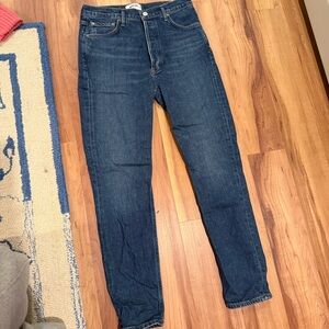 Agolde Dark Blue Skinny Jeans